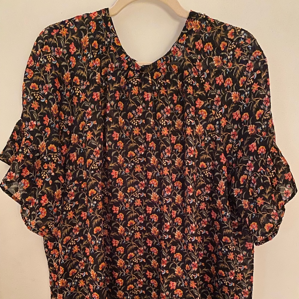 LOFT Floral Blouse
